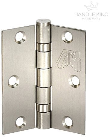 Satin Stainless Steel Door Hinge Pairs 3 Inch / 75mm Ball Bearing Door Hinges