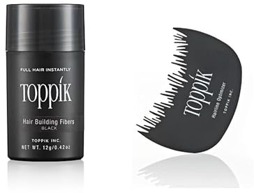 TOPPIK 12 gr. Schwarz Haarverdichter + TOPPIK Hairline Optimizer - Sparangebot!