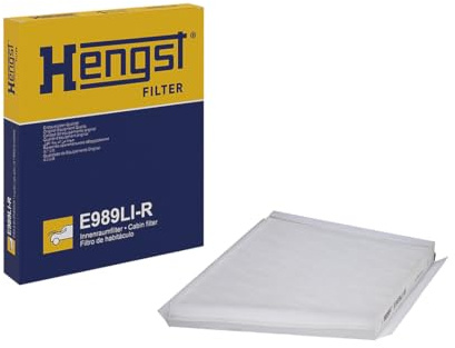 HENGST - Innenraumfilter E989LI-R - Luftfilter für den Innenraum mit Pollenfilter - Filtert Staub & Pollen für Allergiker - Für saubere Luft im KFZ - Automotive Zubehör für Fahrzeuge
