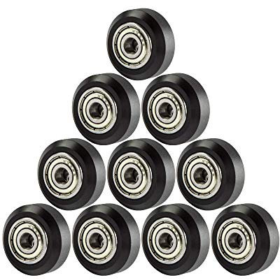 Redrex 10Pcs Ender 3 Rollen Kugellager 3d Drucker POM Rad 625zz für Ender 3 V2/Neo,Ender 3 S1,Ender 5/6/7,CR6 SE/CR10 Smart Pro/CR10S Pro V2,Kobra,Vyper,Chiron,Neptune,Aquila Series,Tevo Tarantula