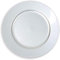 Bellera 6 Sottopiatti Argento Tondo Natalizio, Realizzato in Plastica Rigida Colorata, Perfetto per Decorare la Tua Tavola
