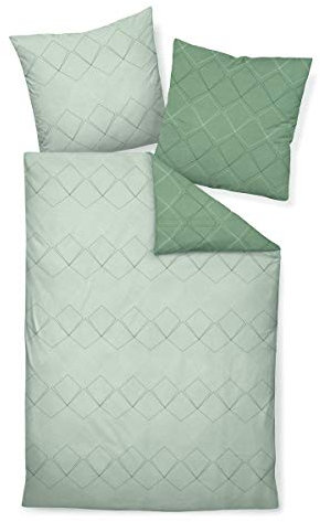 Janine Design Mako-Satin Bettwäsche J.D. 87053-06 1 Bettbezug 155 x 200 cm + 1 Kissenbezug 80 x 80 cm