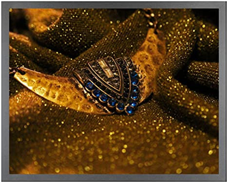 arte-tuo Bilderrahmen Saphir 60x90 cm Grau mit klarem Kunstglas für Poster Puzzle Diamond Painting