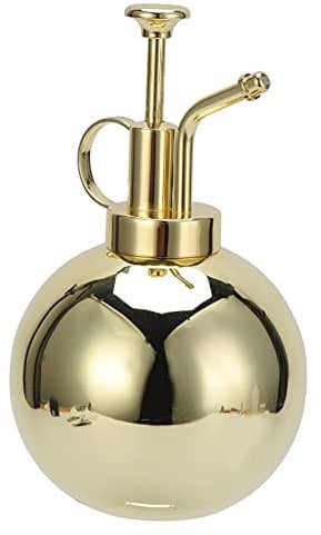 Hapivida Retro Sprüher Zerstäuber 500ML/16,9 oz Edelstahl Bewässerungssprühflasche Blume Sprühflasche Gießkanne für Zimmerpflanzen Orchideen und Sukkulenten