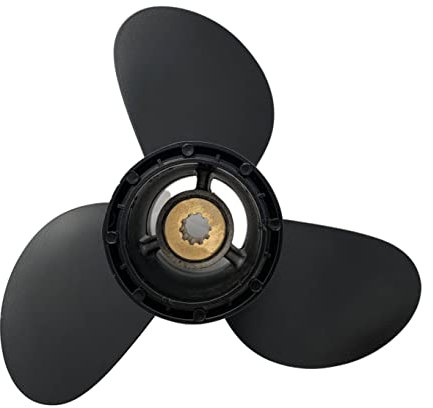 SLEIPNIR Bootspropeller 9 1/4x9 für Suzuki Außenborder DT9.9-15 Aluminium 10 Zähne OEM NO:58100-93723-019 9.25x9