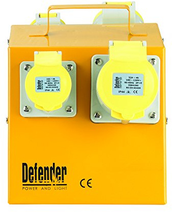 Defender Splitter Box 2 x 16A / 2 x 32A 110V (E13108)