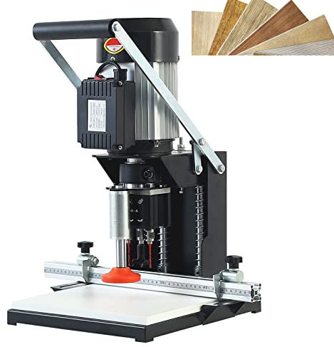 ARWIC Electric Benchtop Drill Press Hinge Drilling Machine Woodworking Hinge Drill Bore Equipment, 1100W | 2880rpm | Depth 0-40mm | Matching 48-6 Drill Bag, Home Improvement Punching Machine