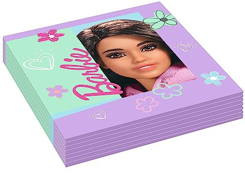 16Pk Barbie Sweet Life Lunch Napkins