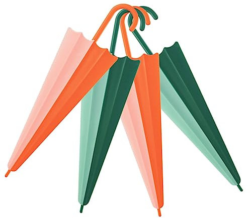 Veemoon 4piezas Limpiacristales Diseño De Paraguas Herramientas De Limpieza Para Ducha Limpiacristales Para Baño y Ventanas