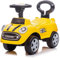 Rutschauto ab 1 Jahr, Lauflernwagen, Kinderauto Indoor, Rutschfahrzeug mit Klängen (Gelb)