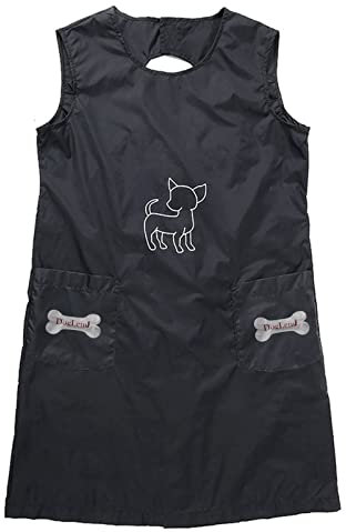 Zeizafa Wasserdichte Nylon-Haustierpflegeschürze Arbeitskleidung Hunde Katzen Groomer Friseur Anti Kleben Kittel Grill Schürze Für Männer