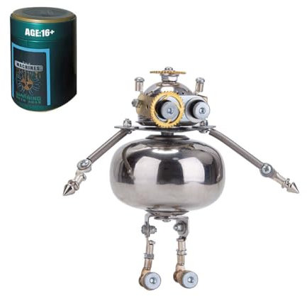 Amecon 3D Metall Puzzles Roboter Kit für Erwachsene, 105 Teile Interstellare Kultur Mechanische Puzzle Montage Modell, Adventskalender 2023 Puzzle Geschenk Ornamente