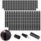Gaqnzjx 100Pcs / Lot 2Ml Schwarz Plastic ParfüM SprüHflasche Probe Sprayer ZerstäUber ParfüM Flasche