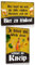2ER BIER SCHILD SET 20X30cm - Retro Blechschild Bar mit Spruch Lustig - Kneipen Metallschild Wandschild Wand-deko für Theke Partyraum Kellerbar Partykeller Hobbyraum - Geschenk für Männ Papa (SET C)