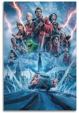 Filmkunst-Poster Ghostbusters Frozen Empire, Leinwand-Kunst, Schlafzimmer-Dekor, 20 x 30 cm, ungerahmt