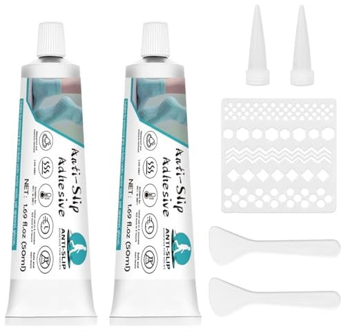 Sock Stop 100ml Non-Slip Glue, Clear, Waterproof Fabric Paint for Non-Slip Socks, Hangers, Carpets, Bathroom Mats - Latex-Free, Water-Based, Odorless, Washable