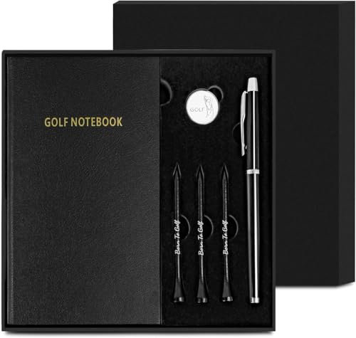 KOFULL Set di segnapunti da golf, con penna da golf, segno di pallina da golf e tee da golf, regali da golf per uomini