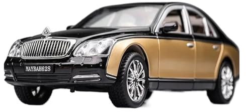 YRXIAO Modellbausatz Auto 1:24 für Maybach 62s S650 Legierung Auto Modell Druck Druck Fahrzeuge Spielzeug Auto Metall Sammlung Spielzeug Hobby Für Wohndekorationen