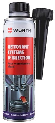Nettoyant Systeme D'injection Wurth Professionnel sans démontage 300ml (Diesel)