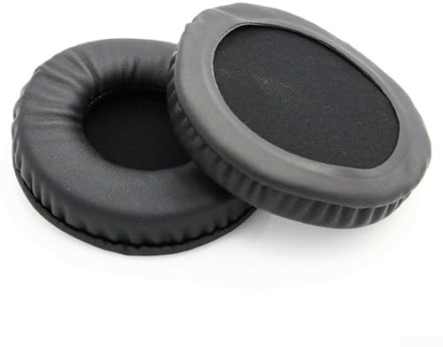 Ersatz-Ohrpolster aus Kunstleder für Kopfhörer, passend für Größen zwischen 50 mm und 105 mm, angenehm zu tragen (55 mm)