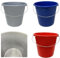 Haushaltseimer Praktischer Putzeimer & Wassereimer für Haus & Garten Erhältlich in 5L oder 10L Farbliche Sortierung (Blau, Rot, Grau) - robuste & langlebige Qualität (5 Liter)