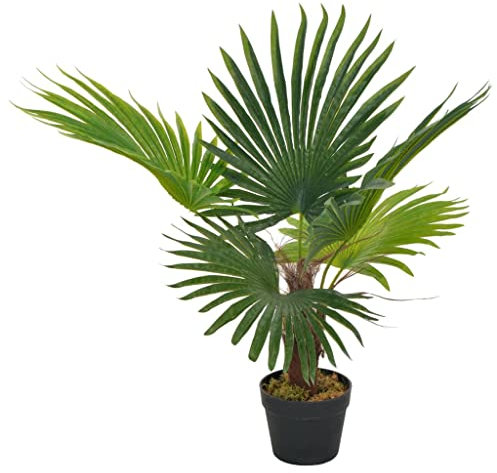 Maison & Jardin, Meubles Plante Artificielle Palmier avec Pot Vert 70 cm
