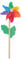 Wood Windmill Spinner Pinwheels Home Garden Yard Decoration Kids Toys New Mills-plastic
