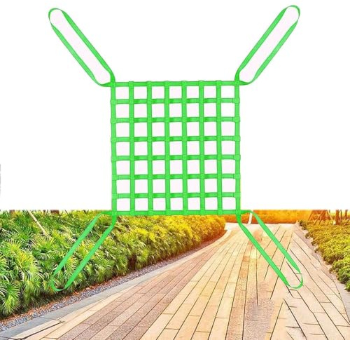 Robustes Gepäcknetz – 2 x 2 m Zurrnetz für Kisten und Paletten, sichere Ladungsgurte für Pickup-LKW-Bett – starke 2,5 t Kapazität, 15 cm Maschen, ideal für den Transport