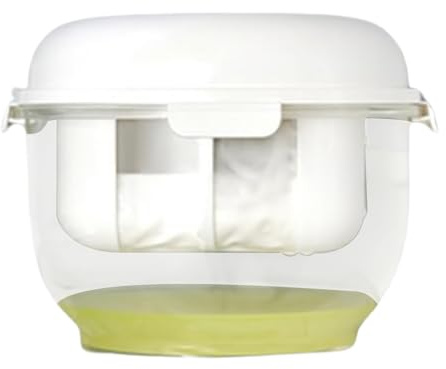 -Sieb, Premium, ergonomischer Molkentrenner, Filter und Behälter für