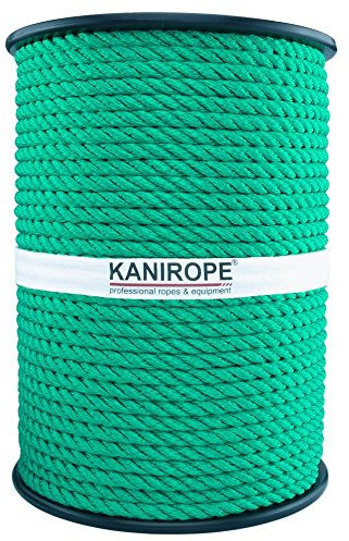 Kanirope® Polypropylenseil MULTITWIST ø14mm 220m Grün 3-litzig gedreht