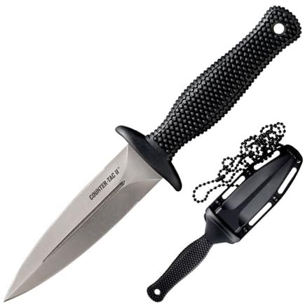 Cold Steel 10BCTM Counter TAC II, Stiefelmesser, Edelstahl AUS 8A, 2017er Modell Dolch Verkauf ab 18 Jahre