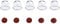 AISEN 5x Primer Pumpe passend Vergaser für Benzin Heckenschere Atika HB 60 - HB 60N Benzinpumpe