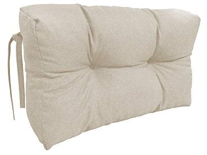 chilly pilley Palettenauflage Schaumflocken palettenkissen Palettenpolster Palettenmöbel Palettensofa Rückenlehne Sitzkissen Seitenkissen Set (Seitenkissen 60 x 40 Elfenbein)