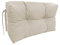 chilly pilley Palettenauflage Schaumflocken palettenkissen Palettenpolster Palettenmöbel Palettensofa Rückenlehne Sitzkissen Seitenkissen Set (Seitenkissen 60 x 40 Elfenbein)