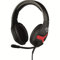 Konix Mythics Cuffie gaming con cavo Nemesis per Nintendo Switch - Microfono a 45° - Cavo da 1,5 m - Connettore Jack da 3,5 mm - Nero e rosso