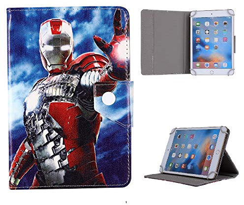 Boys Favorite Heores Character Tablet Kids Case For Universal 7 8 9.7 10 10.1 inch Case 7 8 9.7 10 10.1 inch (Universal 10 (10.1 Inch), Iron Man)