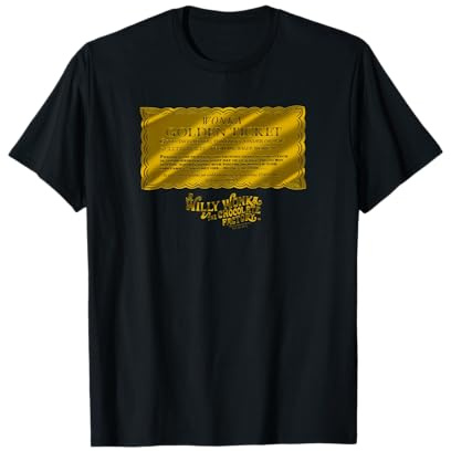 Willy Wonka and the Chocolate Factory the Golden Ticket T-Shirt