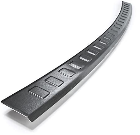 tuning-art L415 Edelstahl Ladekantenschutz passend für Seat Leon 4 KL ST Cupra Leon ST 2020-, Farbe:Anthrazit