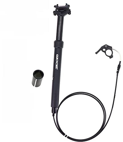 YTLT Fahrrad Sattelstütze, MTB Rennrad 27.2mm,28.6mm,30.0mm,30.4mm,30.8mm,31.6mm,33.9mm Dropper Sattelstütze, Travel 80mm Remote-Tropfen Intern Hydraulische Sattelstütze Fahrradteile,30.4mm