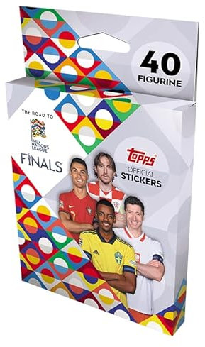 Topps Road to UEFA Nations League Finals Football Sticker Collection 2022 Deck Box