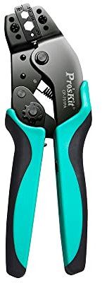 CP-751PA Pinza a crimpare Terminali elettricista da 7,5 Morsetto a cricchetto Connettori coassiali Strumento di crimpatura