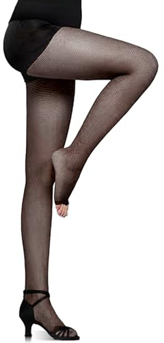 Fohevers Bas résille à bout ouvert pour femme - Collants de clôture pour la danse