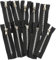 AERZETIX - C61498-10er-Set Reißverschluss N°4 Nicht trennbar 8 cm aus Metall - aluminiumfinish - Farbe schwarz - Schieber für Lederwaren Dekoration nähen Jeans Rock Kleid Hose kurzwaren