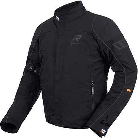 Rukka Gore-Tex Motorradjacke TRAVE-R Cordura Allwetterjacke CE AA mit D3O Air XTR Protektoren und Thermofutter, schwarz, 50
