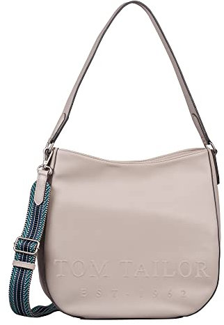 TOM TAILOR bags Teresa Damen Hobo Bag Schultertasche Groß Grau