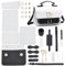 WADORN DIY-Set Zur Herstellung von Umhängetaschen Aus PU-Leder, Handgefertigte Näh-Umhängetasche, Herstellung Aller Materialien Mit Anleitung, Zubehör Für Die von Lederhandtaschen, 19x6x15cm, Schwarz