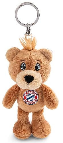 FC Bayern München Schlüsselanhänger Berni 10 cm Anhänger - Plus Aufkleberkarte FCB