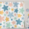 ASDCXZ Cortinas De Ducha Infantiles 180x200 cm, Lindos Dibujos Animados Azul Amarillo Verde Naranja Estrella Niña Niño Cortinas De Ducha Lavables Tela De Cortinas De Ducha Impermeables con 12 Ganchos