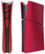 Slim Digital Edition Cover Plates for New PS5 Slim Console, Shell Panels Compatible with New PlayStation 5 Slim Accessories Protective Replacement Faceplate (Volcanic Red)