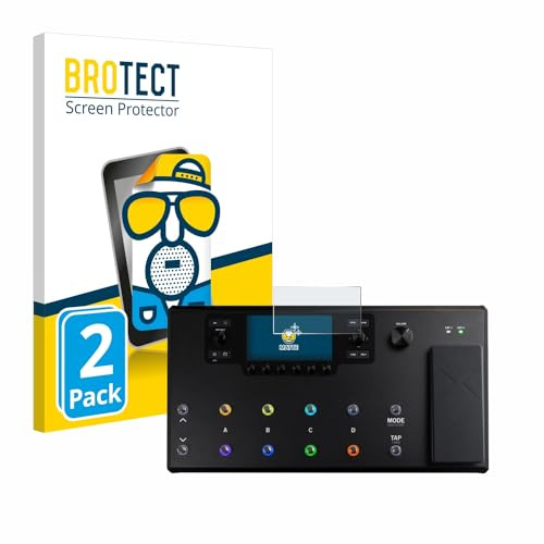 BROTECT Schutzfolie für Line 6 Helix LT | 2 Stück Entspiegelnder Displayschutz Made in Germany Matte Displayschutz-Folie Anti-Reflex Anti-Fingerprint Einfache Montage